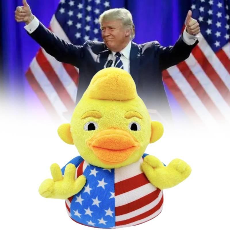 Trump Duck Donald Plush Toy Cartoon Stuffed Doll Room Decoration Kids Gifts