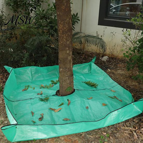 Landscaping Waste Catching Sheet Landscape Tarp for Trimming, Garden Pruning with Hole & 4 Outdoor Organizer Corner Buckles, Shrub Trimmings