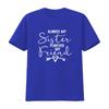 Immer Meine Schwester Für Immer Freundin T-Shirt vintage gewaschen Herren Oberteil Für Jeden Tag streetwear Unisex Grafik Bequem