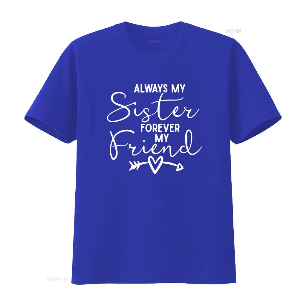 Immer Meine Schwester Für Immer Freundin T-Shirt vintage gewaschen Herren Oberteil Für Jeden Tag streetwear Unisex Grafik Bequem
