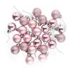 24 STÜCKE Weihnachten für Rosa Kugel Ornamente Baumschmuck für Feiertag Hochzeitsparty