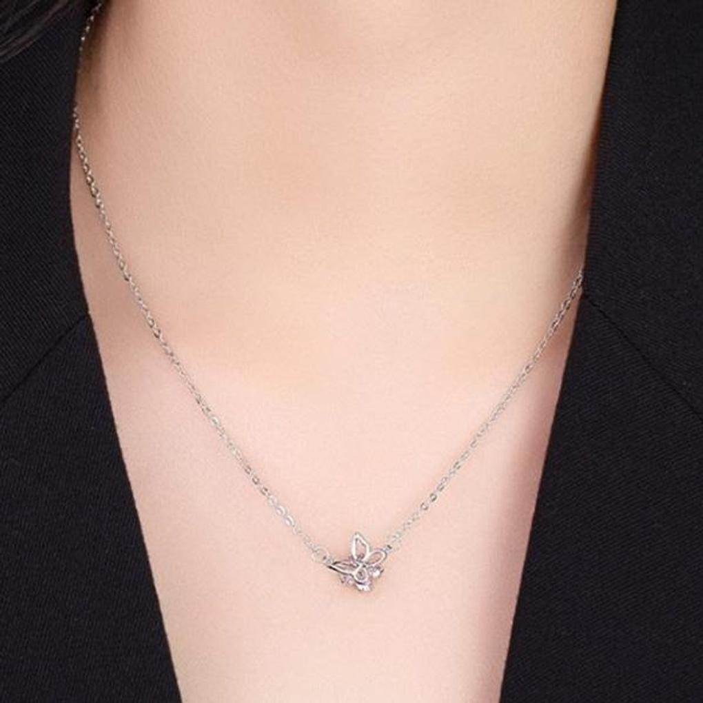 Women's Accessories Luxury Stone Butterfly Necklace 2 Colors
