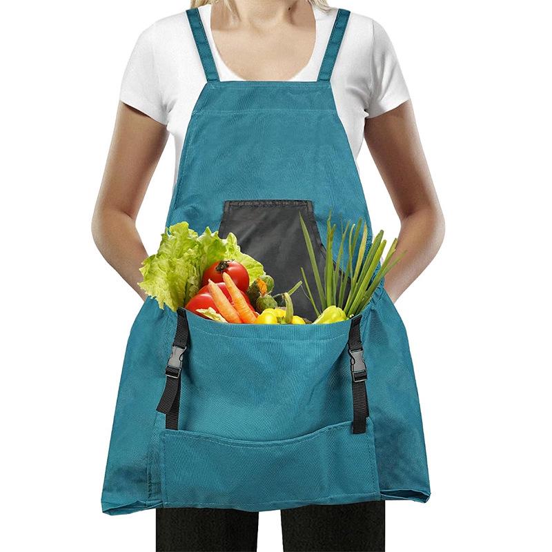 Grenzüberschreitende Gartenschürze mit Schnellverschluss-Aufbewahrung für Obst & Gemüse