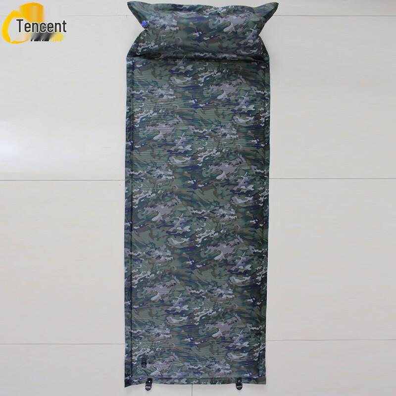 Tengxin 2cm Thick Camouflage Self-Inflating Camping Mat with Pillow