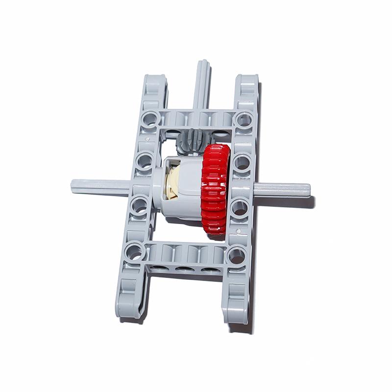 Building Blocks Drive Car Front Back Suspension Steering System Differential Gears Self-Locking Bricks MOC Technical Parts
