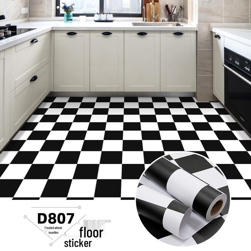 Thickened Waterproof Self-Adhesive Floor Tiles for Bathroom Renovation