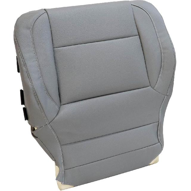 SecosAutoparts Driver or Passenger Side Bottom Replacement Cloth Seat Cover Gray #H2T or 4DP Compatible with Chevy Silverado GMC Sierra 1500 2500HD