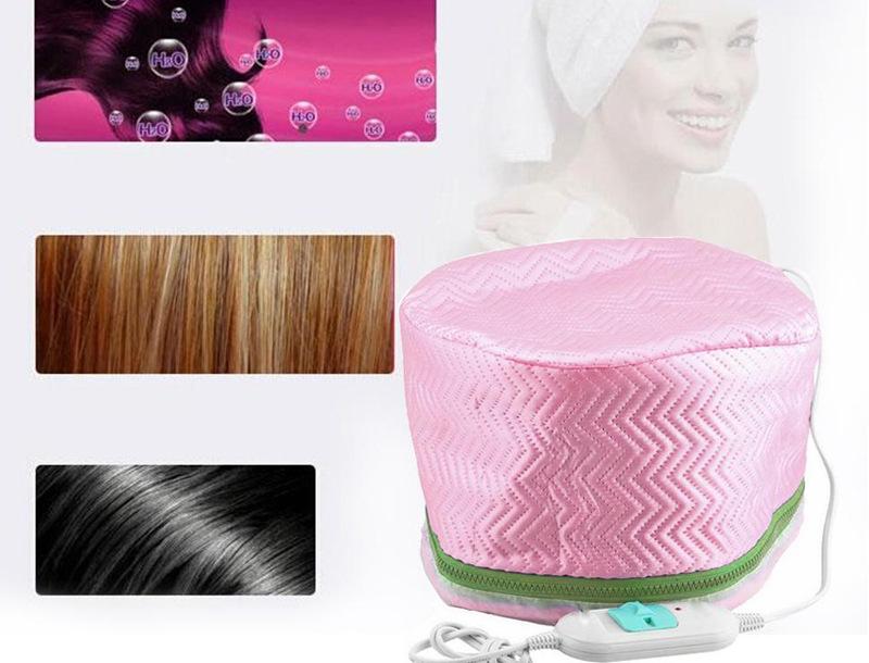 Three-Speed Adjustable Temperature Hair Care Heating Cap for Home Treatment