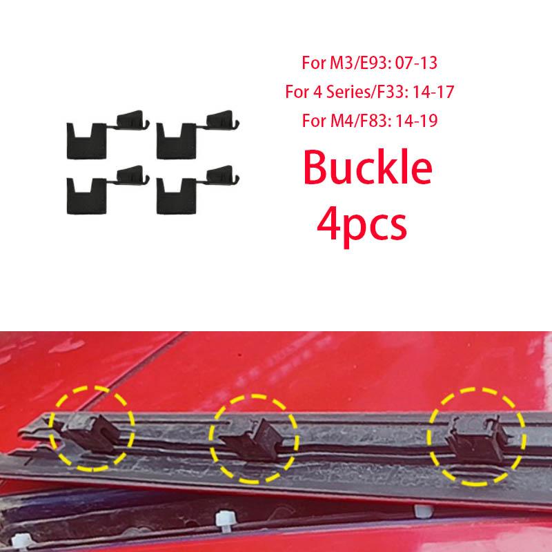 For BMW M3 M4 4 Series E93 F33 F83 420 425 430 Car Left / Right Hinge Covers Roof Convertible Trim Strip Accessory