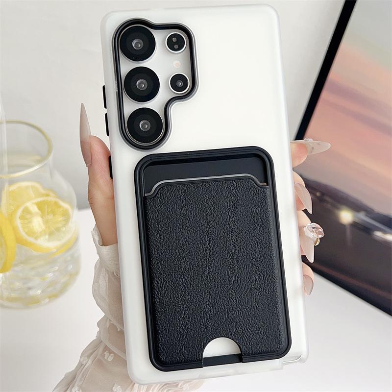 

Compatible with Samsung S25 Ultra, S23 FE, S24 Plus, S25 Edge, S24U, and S23: Simple Phone Case with Card Holder. Samsung S24 FE