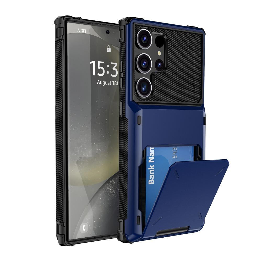 Phone Case for Samsung Galaxy S24 S23 FE S25 S26 Ultra S22 S21 Plus A17 A16 A06 A15 A25 A35 A55 Wallet with Card Holder Cover