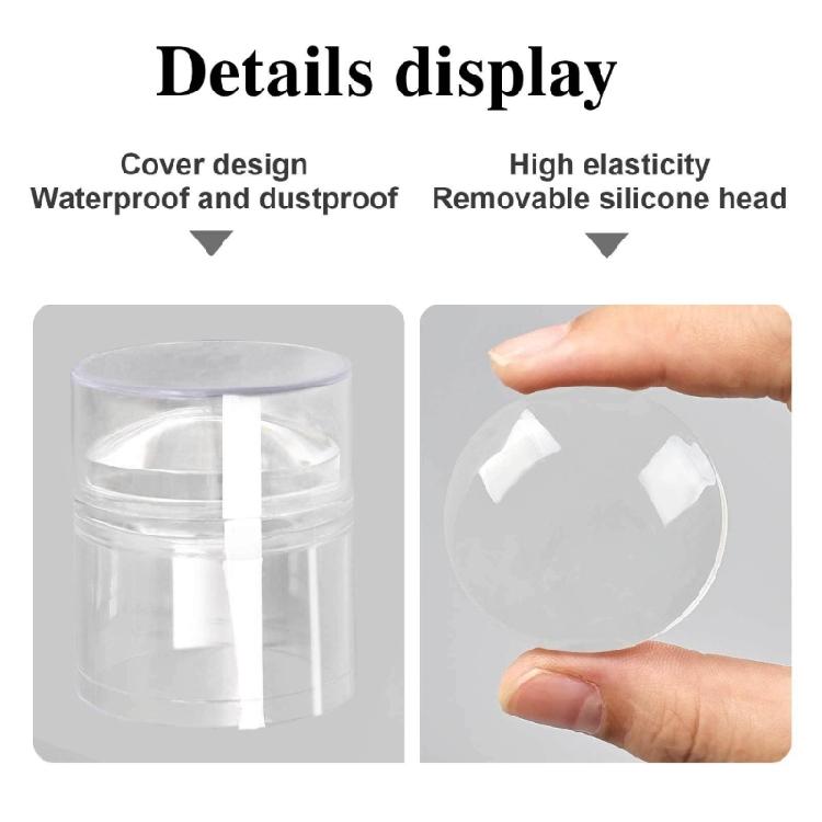 Precise Nail Stamp Kit With Interchangeable Plastic Plates And Silicone Roller For Professional Quality Results