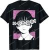 Anime de Terror Unisex Japón Japonés Espeluznante Kawaii Gótico Moda Casual Divertido Camiseta S6xl Verano