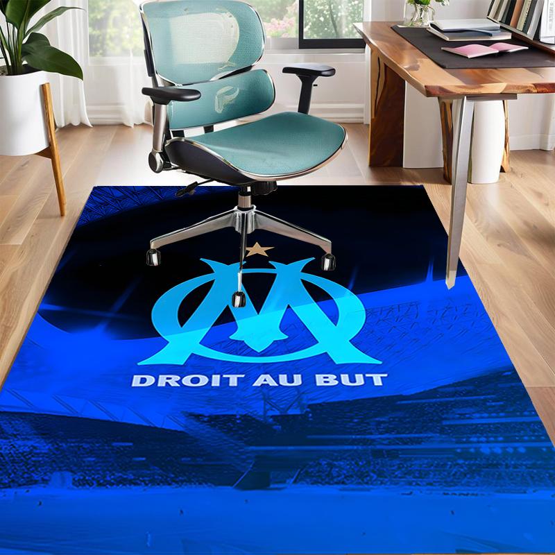 1pc Football Team Design Area Rug - Non-Slip, Soft & Cozy Floor Mat for Living Room, Bedroom, Office - Indoor/Outdoor Decorative Carpet
