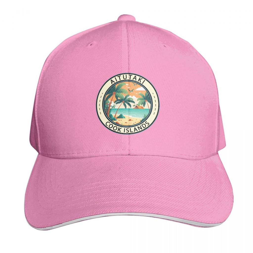 Aitutaki Cook Islands Hut Badge Baseball Cap hard hat Unisex hat GentleUnisex Hat hiking Womens Hats For The Sun Unisexs
