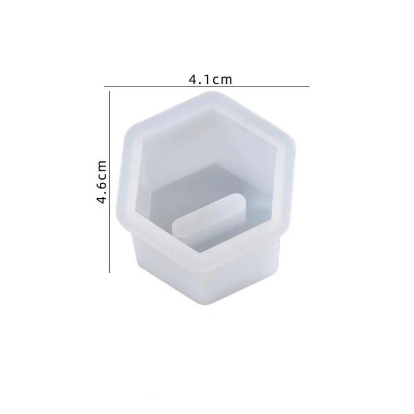 DIY Crystal Epoxy Mold Ring Holder Storage Holder Silicone Mold Moldes De Silicona Para Cemento