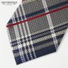 [New Yorker Blue] Check Pattern (Multi-Check) Necktie NB915913 Navy Gray Free Size Business Suit Style Gift