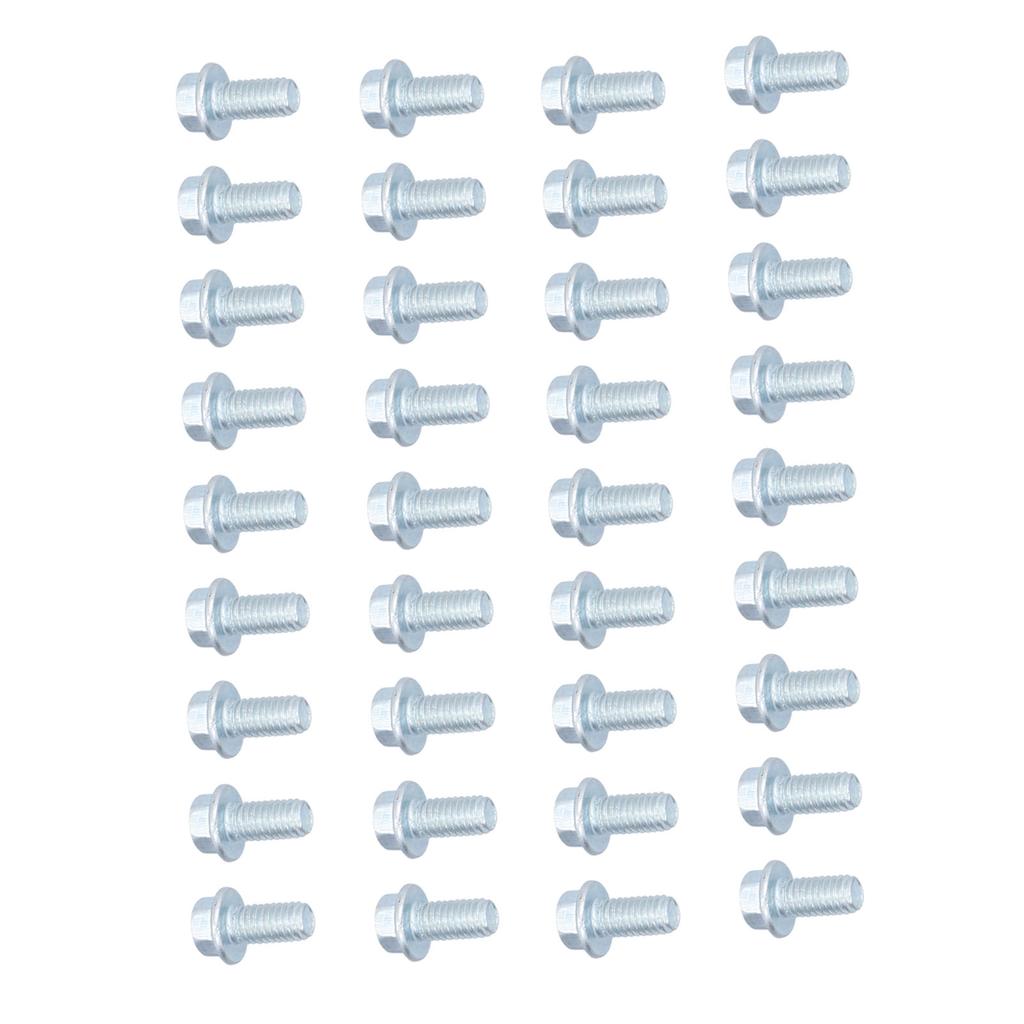 36Pcs Screw Stainless Steel Corrosion Resistant Perfect Replacement Gasoline Engine Screw