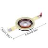 2Pcs 25.4Mm Tweeters Voice Coil Round Speaker Treble Coil Horn Titanium Film Copper Clad Alumium Diaphragm Repair Parts