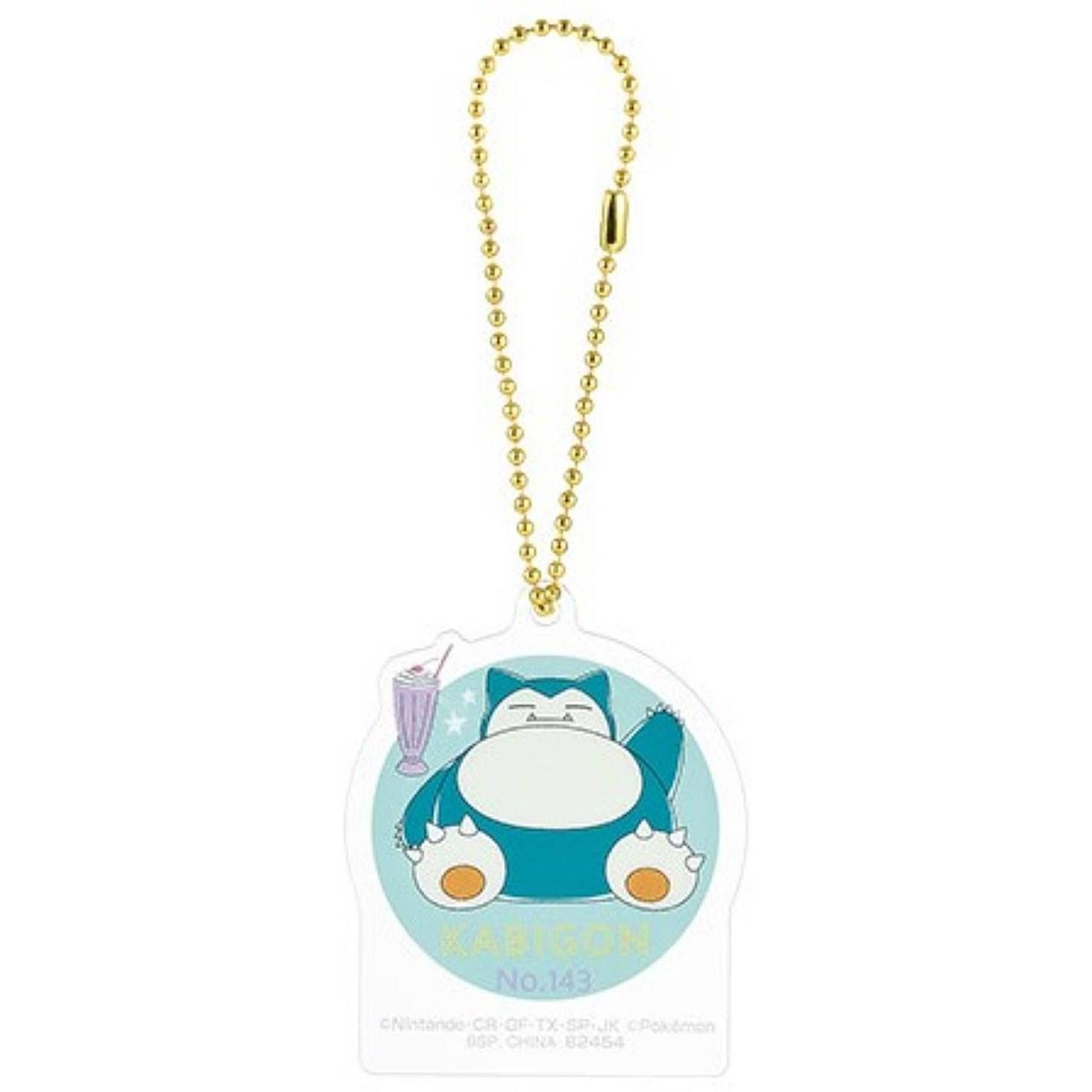 H Prize Snorlax (Acrylic Charm) Ichiban Kuji Pokemon YUM SWEETS
