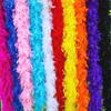 Feather Scarf Party Sequin Foil 2 Meters Long Adult Size Scarf Parties Celebrations Stage Performances Fluffy Scarf