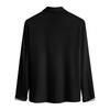 Herren-Revers-Langarm-bedrucktes Freizeit-Oberteil, lockeres Sport-Revers-Hemd