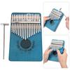 Kalimba Thumb Piano Mahogany Small Portable 17 Key for Beginner Music Instrument LTK17S