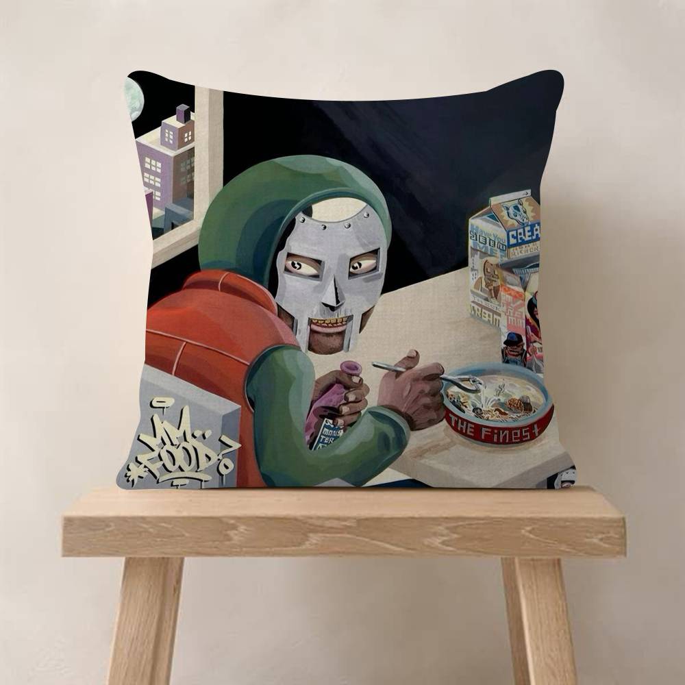 Rapper MMF cool DDoom Madlib Pillowcase toon Gift Cushion Cover Bedroom Home Sofa Chair Seat Decor pillow case