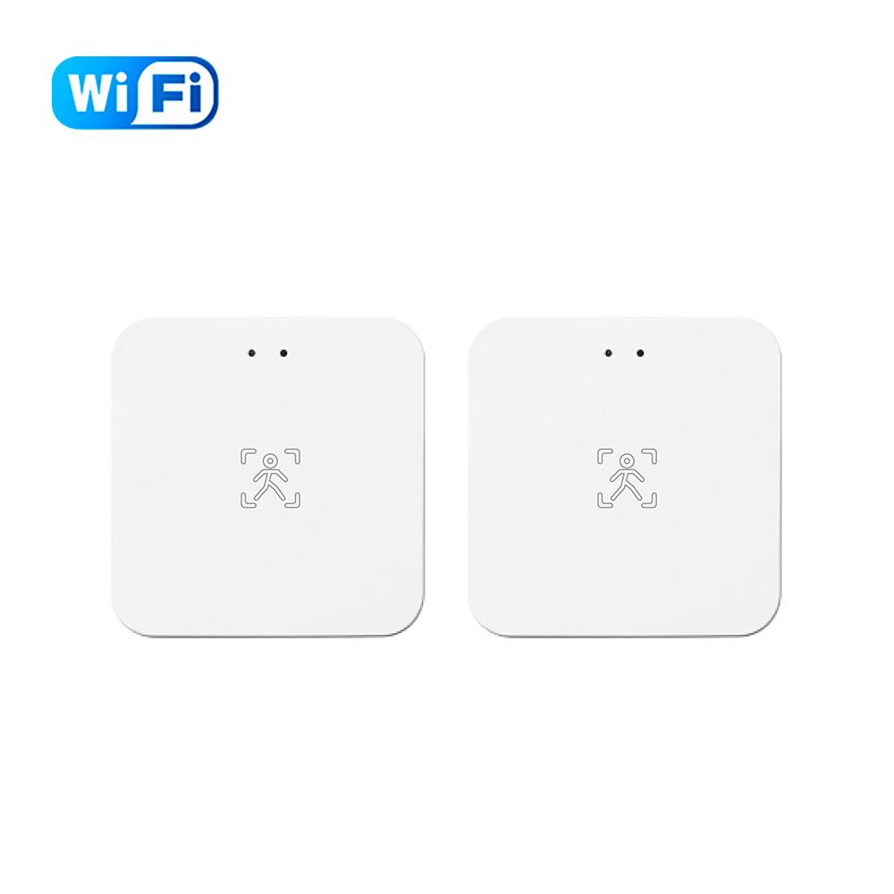 Tuya Zigbee WiFi Human Presence Sensor 24G MmWave Radar Detector APP Control For Smart Home Security Protector Wifi 2pcs