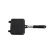 Dubbelsidig Smörgåsgrillpanna Långt Handtag Gångjärnsförsedd Non-stick Spis Paninipress
