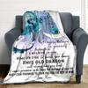 1PC Inspirational Quote Blanket, Throw For Sofa, Bed, Travel, Printing Blanket With Soft And Warm Fabric yy250918179