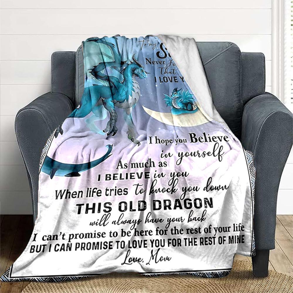 1PC Inspirational Quote Blanket, Throw For Sofa, Bed, Travel, Printing Blanket With Soft And Warm Fabric yy250918179