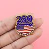 Commemorative Enamel Pin Limited Edition Metal Fashion Brooch Us Patriotic Badge Timeless American Flag Lapel Pin For Gift For