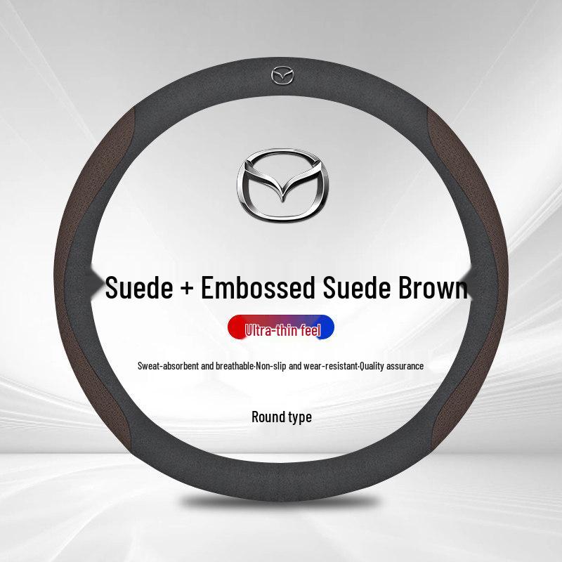 Mazda M6 Atenza Angkesaila Ruiyi Xingcheng CX4 CX5 Genuine Leather Steering Wheel Cover