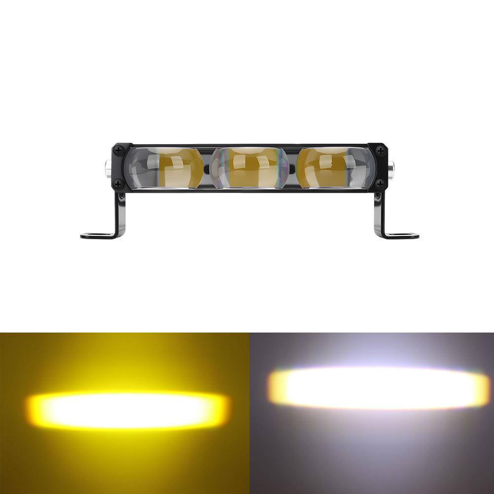 9-36V LED Light Bar 1/2/3/4/5 Lens Car LED External DRL Driving Light Front Grille Spotlight Super Bright Auxiliary Headlight