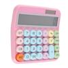 12 Digit Colorful Calculator Mechanical Keyboard Calculator Electronic Desktop Calculator for Home School