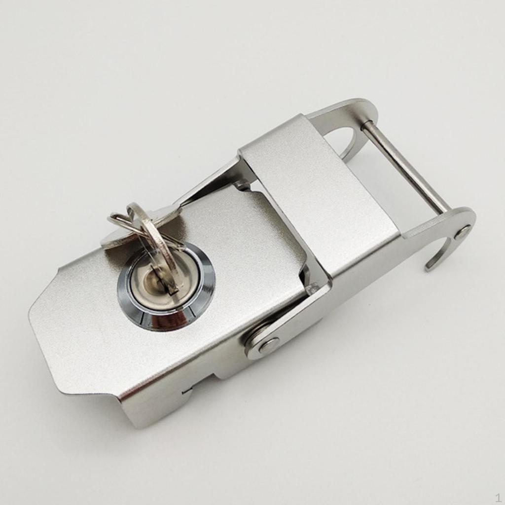 Motorcycle Rear Trunk Lock Stainless Steel Motorbike Accessories Tail