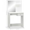 Makeup Table Particleboard 75 x 40 x 141 cm White