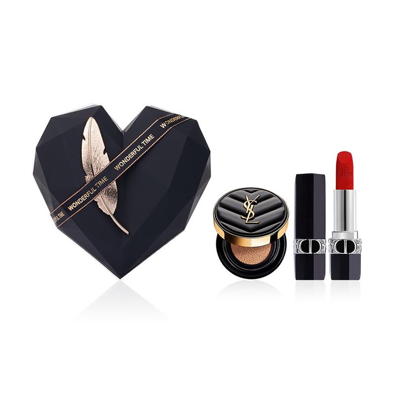 DIOR Perfume 999 velvet velvet (formal) + leather air cushion B20 mini 5g синий