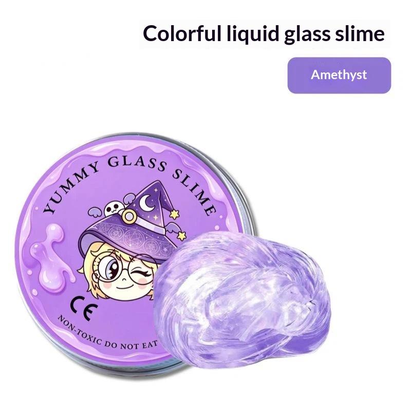 Reusable Putty Liquid  Bouncy Slime Toy Set Kid Safe Mud Stress Relief Color Clay Shape Handmade Diy Handgum Playdough