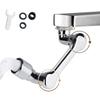 1080° Universal Rotation Faucet Extender Dual Mode Sprayer Head Kitchen Robot Arm Extension Taps Bathroom Swivel Faucet