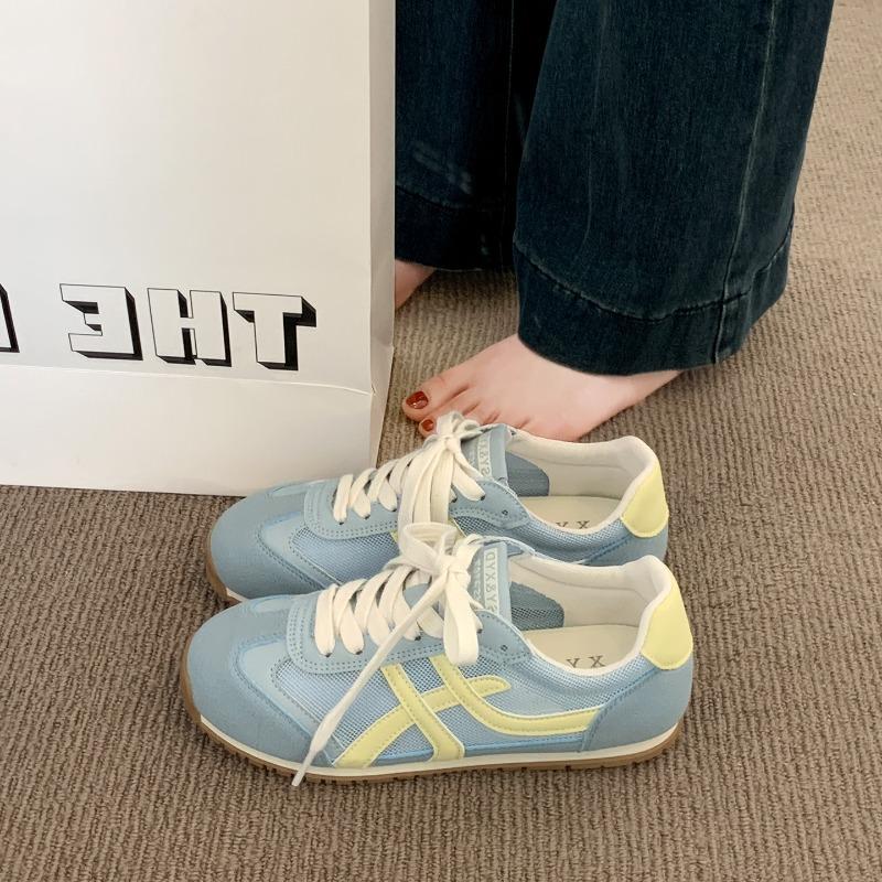 

Xiaobai children 2 new summer thin-soled sports shoes mesh breathable casual board shoes 40 синій