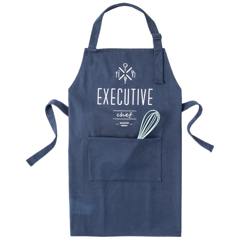 Maxcook Cotton Canvas Kitchen Apron