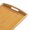 Bamboo Serving Tray Breakfast BBQ Party Buffet Platter for Lunch Dinner Appetizers