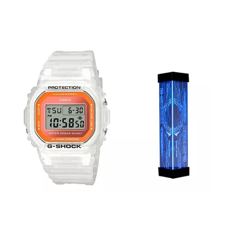 CASIO Men G-SQUAD Series Orange Watch DW-5600LS-7A DW-5600LS-7A