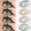 Various Styles Colored Contact Lenses Light Blue Contact Lenses Brown-gray Lenses Green Contact Lenses 2 Pieces/pair Per Year