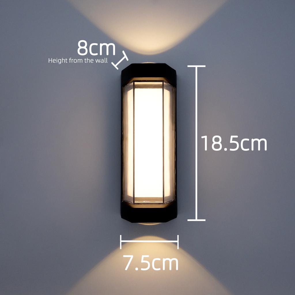 Xiaomi Nordic Aluminum Wall Lamp Modern Style indoor Wall Light IP65 Waterproof Up Down Corridor Lights for Home Stairs Bedroom Bedside