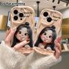 Phone Case: 2D Flat Design, Suitable for iPhone 18 17 16 15 14 13 12 Pro, Phone Decoration, Quirky Girls, Halloween and Christmas Gifts