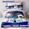 Wallace & Gromit Bedding Quilt Set Quilt Cover Pillowcase Home Decoration Birthday Gift (1 * duvet cover + 2 * pillowcase, without core)
