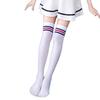 Children'S Stockings Velvet Girls' Stockings Knee Socks Summer Thin Children'S Long Socks Big Children'S Football Socks